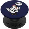 Clucky Moo Farm Humor Co Divertente Moo Pollo Mucca Fattoria Animale Umorismo Uomini Donne Bambini 3 PopSockets PopGrip Adesivo