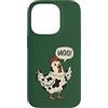 Clucky Moo Farm Humor Co Custodia per iPhone 14 Pro Divertente Moo Pollo Mucca Fattoria Animale Umorismo Uomini Donne Bambini 2