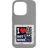 Modernes Damen t-shirt Herren Geburtstag Custodia per iPhone 14 Pro I Love Hot Moms Anime T-Shirt Uomo Donna Frase Divertente