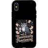 Physics Owl Coffee Nerd Science Humor Custodia per iPhone X/XS Teoricamente funzionante Gufo Fisica Caffè Umorismo