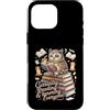 Bookworm Owl Currently Reading Introvert Custodia per iPhone 16 Pro Max Attualmente leggendo e ignorando tutti