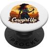 Wild West Rodeo Apparel Home And More Spirito dello stile di vita Western Cowgirl Rodeo PopSockets PopGrip Adesivo
