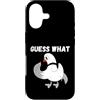 Funny Peace Dove Pigeon Birthday Holiday Custodia per iPhone 17 Guess What Lonesome White Colomba Piccione Uccello Uomini Donne Bambini