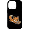 rugby fox dive quick rugby oval ball scr Custodia per iPhone 14 Pro Cartone animato Rugby Fox Dive