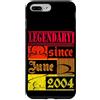 Lustiger Geburtstagsspruch zum 22. Gebur Custodia per iPhone 7 Plus/8 Plus 22° Compleanno Leggendario dal Giugno 2004 Anno Retro