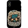 Jimbeels Custodia per iPhone X/XS Sideways Hop Squad umorismo furetto zoomies