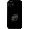 Clouded Leopard Design Custodia per iPhone 11 Leopardo nuvoloso