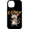 Funny F-Caw-F Possum Graphic Art For Men Custodia per iPhone 14 F-Caw-F Possum Umorismo per adulti Divertente Ospito Fcawf Divertente