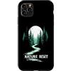 Bagno Nella Foresta Escursioni Lente Nat Custodia per iPhone 11 Pro Max Nature Reset Trekking Lento Natura Calma