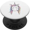 Abstract Scribble Line Unicorn Hand Draw Carino Unicorno Cavallo Disegnato A Mano Schizz PopSockets PopGrip Adesivo