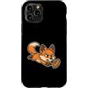 rugby fox dive quick rugby oval ball scr Custodia per iPhone 11 Pro Cartone animato Rugby Fox Dive