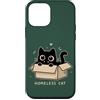 Cute Homeless Cat in a Box Custodia per iPhone 12 mini Gatto senzatetto carino gattino cartone animato amante gatto animale umorismo