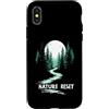 Bagno Nella Foresta Escursioni Lente Nat Custodia per iPhone X/XS Nature Reset Trekking Lento Natura Calma