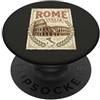 Roma Italia Ancient Colosseum Roman Trav Vintage Roma Italia Colosseo Antico Romano Punto di riferimento 4 PopSockets PopGrip Adesivo