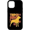 Cani da soma canini resistenti Custodia per iPhone 12/12 Pro Tripod Squad Dog Three Legs Resilience Support -