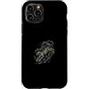 Clouded Leopard Design Custodia per iPhone 11 Pro Leopardo nuvoloso