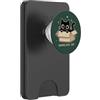 Cute Homeless Cat in a Box Gatto senzatetto carino gattino cartone animato amante gatto animale umorismo PopSockets PopWallet per MagSafe