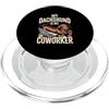 Bassotto smart working umorismo cinofili My Dachshund Is My Coworker Bassotto Smart Working PopSockets PopGrip per MagSafe