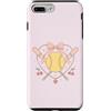 Softball Girls Outfits with Drip Style Custodia per iPhone 7 Plus/8 Plus Ball Lover Pink Bow Heart Bats Cherry Estetica