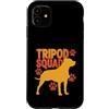Cani da soma canini resistenti Custodia per iPhone 11 Tripod Squad Dog Three Legs Resilience Support -