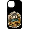 Jimbeels Custodia per iPhone 14 Bee Yard Supervisor umorismo apicoltore