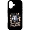 Physics Owl Coffee Nerd Science Humor Custodia per iPhone 17 Teoricamente funzionante Gufo Fisica Caffè Umorismo