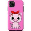 Wistful Custodia per iPhone 11 Pro Max Carino Piggy Rosa Maiale