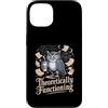 Physics Owl Coffee Nerd Science Humor Custodia per iPhone 13 Teoricamente funzionante Gufo Fisica Caffè Umorismo