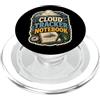 Jimbeels Cloud Tracker Notebook meteo umorismo PopSockets PopGrip per MagSafe