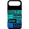 Lustiger Geburtstagsspruch zum 22. Gebur Custodia per iPhone Air 22° Compleanno Leggendario dal Giugno 2004 Anno Retro