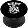 Emotion Support Mechanic Humor Gear Head Supporto emotivo Meccanico Trust Auto Riparazione Auto Ragazzi PopSockets PopGrip Adesivo