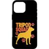 Cani da soma canini resistenti Custodia per iPhone 16 Pro Max Tripod Squad Dog Three Legs Resilience Support -