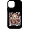 Frog Reading Books Lover Aesthetic Custodia per iPhone 12 mini Libri prima di persone accogliente rana lettura estetica