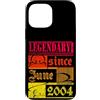 Lustiger Geburtstagsspruch zum 22. Gebur Custodia per iPhone 13 Pro Max 22° Compleanno Leggendario dal Giugno 2004 Anno Retro