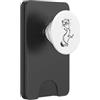 Abstract Scribble Lines Hand Drawn Sketc Divertente furetto schizzo disegno Doodle disegnato a mano PopSockets PopWallet per MagSafe