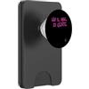 dolceSenso URBAN Ho il mal di gente | Marca dolceSenso URBAN testo rosa PopSockets PopWallet per MagSafe