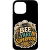 Jimbeels Custodia per iPhone 13 Pro Max Bee Yard Supervisor umorismo apicoltore