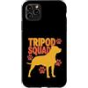 Cani da soma canini resistenti Custodia per iPhone 11 Pro Max Tripod Squad Dog Three Legs Resilience Support -