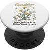 Country Western Cowgirl Dente di leone Nato Per Vivere Libero Equitazione Su Una brezza Country Girl PopSockets PopGrip Adesivo