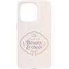 Grace And Glory Studio Custodia per iPhone 15 Pro Citazione femminile con fiocco floreale Blessed With Beauty Cheer