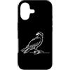 Jimbeels Custodia per iPhone 17 Falco Pescatore arte lineare Ornitologo