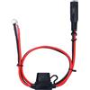 NONE Cavo caricabatterie 12V per terminale batteria moto al connettore cavo prolunga rapido SAE per caricabatteria/manuttore