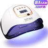 NONE SUN X25MAX 81LED lampada UV per unghie asciugatura rapida tutti gli smalti per unghie Gel professionale potente asciugatrice a luce UV salone di Manicure