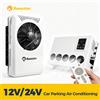 Sunster Condizionatore d'aria elettrico da parcheggio 12V 24V con raffreddamento rapido e inverter a risparmio energetico per autobus, furgoni, trattori, escavatori, camion e semirimorchi - Sistema AC