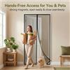 Innerhouse Schermo magnetico per porta in fibra di vetro nero CustomSize Tenda per zanzariera Fly Insect Chiusura automatica Maglia invisibile per la decorazione domestica