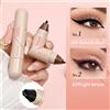 NONE Penna eyeliner 1PC impermeabile, ad asciugatura rapida, durevole, liscia e facile da colorare, creazione di trucco occhi naturale