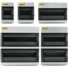 DIY GO HS-4/6/9/12/15/18/24/36 VIE IP65 Scatola di distribuzione impermeabile Custodia elettrica in plastica ABS Scatola di giunzione per interruttori esterni FAI DA TE GO