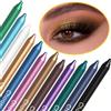 CHOOSE RASME Set da 12 penne per eyeliner impermeabili con effetti scintillanti: include ombretto, evidenziatore durevole e facile da colorare
