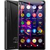 MECHEN Lettore MP3/MP4 MECHEN da 96 GB/160 GB con Bluetooth e Wi-Fi, schermo touch IPS da 5 pollici 1080P, fino a 1 TB