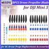 NeebRC 8 eliche per drone DJI Mini 3, a bassa rumorosità, leggere, con viti, per ricambi e accessori per droni RC